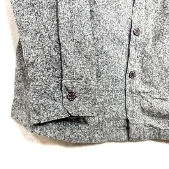 Grayers Outdoor Garments Large Oatmeal Gray Fall Winter Shacket Rugged Camp Hike - Picture 4 of 11